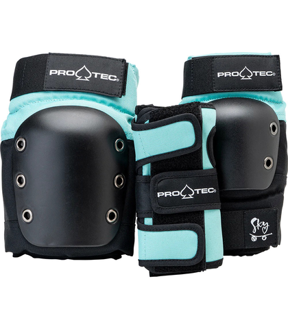 PROTEC - YOUTH STREET PAD SET - SKY BROWN