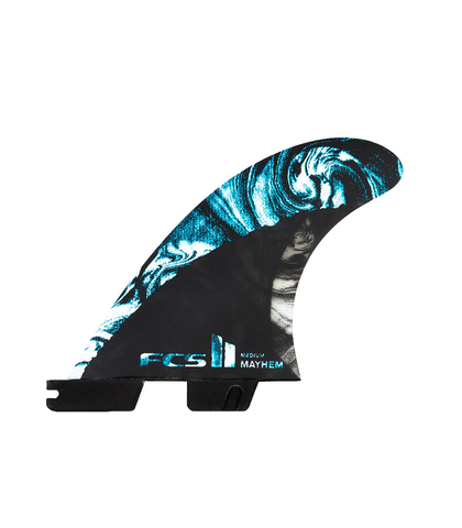 FCS II MATT BIOLOS PERFORMANCE CORE / CARBON TRI FIN SET - MEDIUM