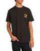 BILLABONG MENS CRAYON WAVE S/S TEE - BLACK