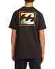 BILLABONG MENS CRAYON WAVE S/S TEE - BLACK