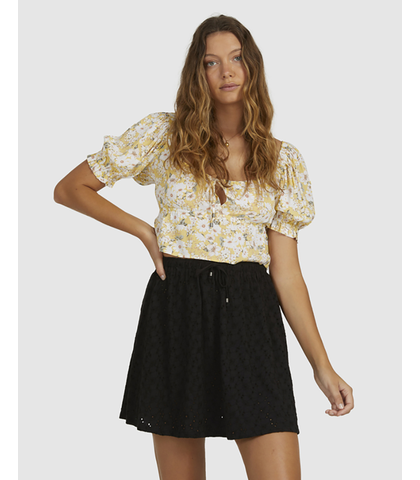 BILLABONG LADIES COCO SKIRT - BLACK