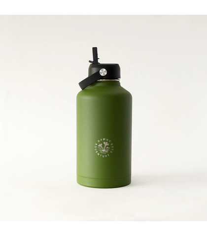 DAWNY ADVENTURE CLUB 1.9 LTR COOLER BOTTLE - MOSS