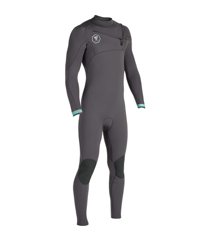 VISSLA MENS 7 SEAS 3/2 C/ZIP STEAMER - DARK GREY