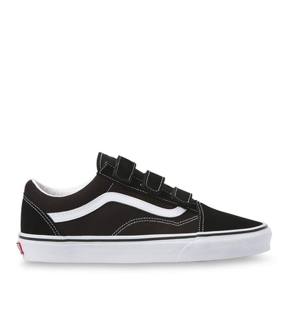 VANS OLD SKOOL VELCRO SHOE - BLACK / WHITE