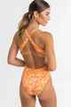 RHYTHM LADIES EVANGELINE FLORAL XB 1 PIECE SWIMSUIT - MANDARIN