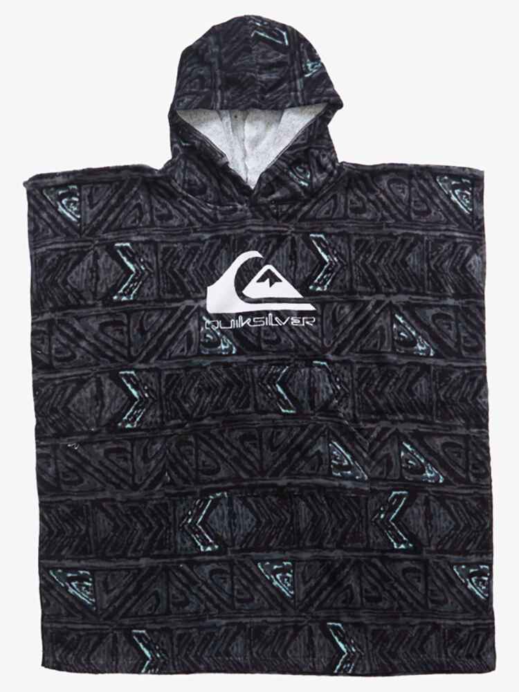 QUIKSILVER BOYS HOODED TOWEL TARMAC HERITAGEO Youth Boys