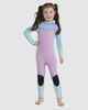 BILLABONG TODDLER GIRLS 3/2 SYNERGY  BACKZIP STEAMER - ICEBERG