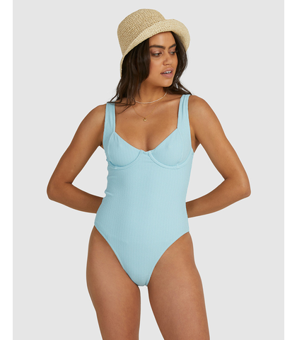 BILLABONG LADIES SUNRAYS CHLOE ONE PIECE SWIMSUIT - BLUE