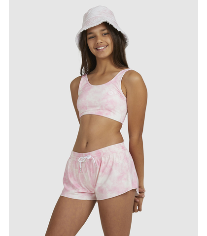 BILLABONG GIRLS PRETTY IN PINK SWIM SHORT - PINK