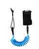 CREATURES ICON COILED WRIST LEASH - BLUE / BLACK