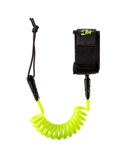 CREATURES ICON COILED WRIST LEASH - LIME / BLACK