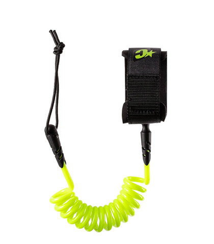 CREATURES ICON COILED WRIST LEASH - LIME / BLACK