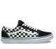 VANS OLD SKOOL PRIMARY CHECK SHOE - BLACK / WHITE