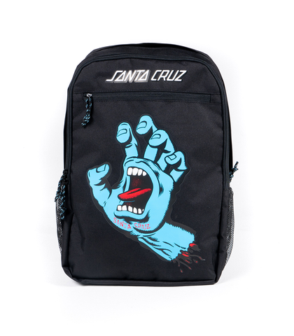 SANTA CRUZ SCREAMING HAND BACKPACK - BLACK