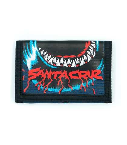 SANTA CRUZ SPEED WHEELS SHARK WALLET - NAVY