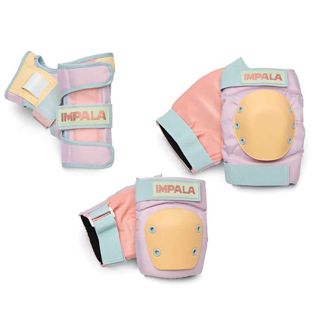 IMPALA YOUTH PROTECTIVE PAD SET PASTAL BLOCK SkateHelmets & Pads