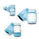 IMPALA YOUTH PROTECTIVE PADS SET - SKY BLUE YELLOW