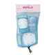 IMPALA YOUTH PROTECTIVE PADS SET - SKY BLUE YELLOW