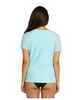 O'NEILL LADIES SALINA SOLIDS S/S RASHSHIRT - AQUA/FOG