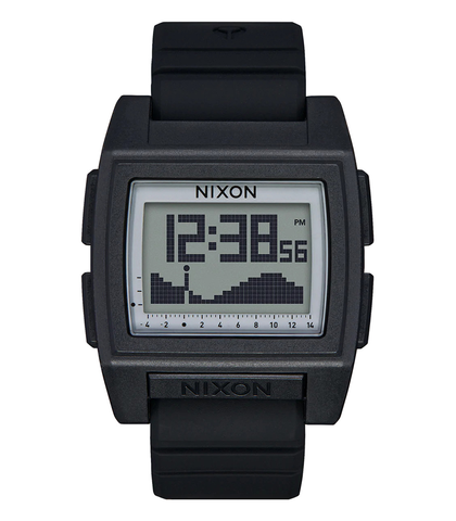 NIXON BASE TIDE PRO WATCH - BLACK / POSITIVE