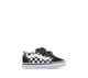 VANS TODDLERS OLD SKOOL V SHOE - CKECKER BLACK / WHITE