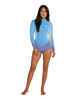 O'NEILL LADIES BAHIA BACKZIP L/S MID SPRINGSUIT 2MM - MIST/FOG