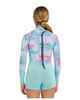 O'NEILL GIRLS BAHIA BACKZIP L/S MID SPRINGSUIT 2MM - AQUA /WVDY