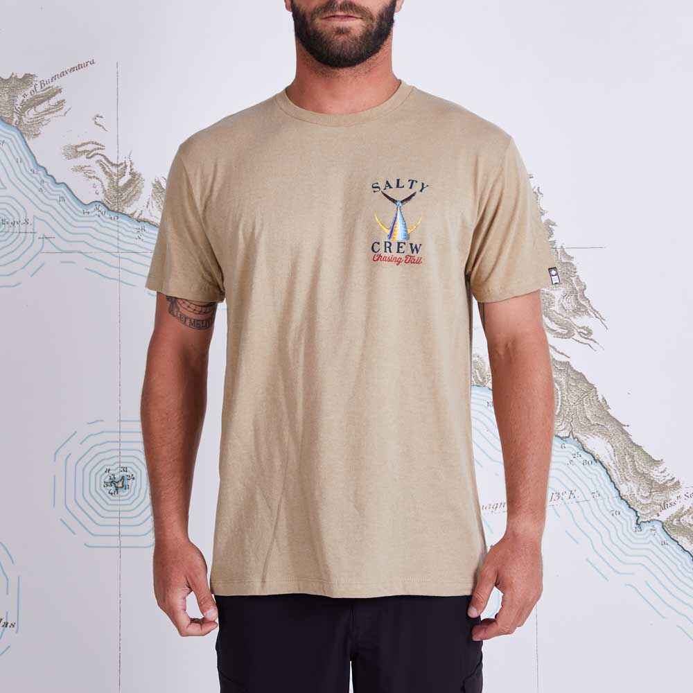 SALTY CREW MENS TAILED TEE - KHAKI HEATHER - Mens-Tops : Sequence Surf ...