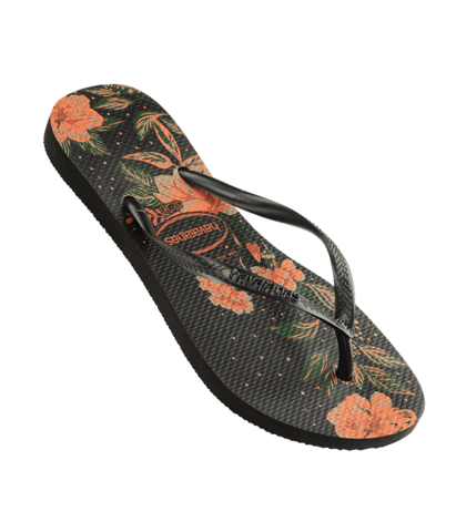 HAVAIANAS SLIM ORGANIC JANDAL - BLACK F22