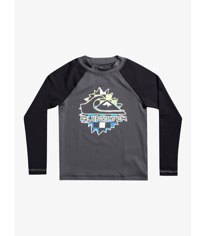 QUIKSILVER GROMS NEXT GEN L/S RASHSHIRT - IRON GATE