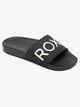 ROXY GIRLS SLIPPY II SLIDES - BLACK