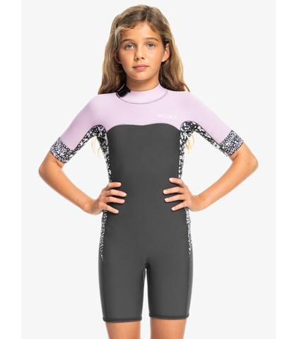 ROXY GIRLS 2.0 SWELL S/S SPRINGSUIT - ORCHID BOUQUET