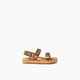 REEF GIRLS LITTLE AHI CONVERTIBLE SANDAL - LEOPARD
