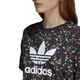 ADIDAS LADIES FLORAL DRESS - BLACK