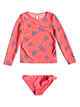 ROXY TODDLER CHILL AFTER L/S 2 PIECE SWIMSUIT - PINK