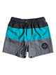 QUIKSILVER KIDS - BLOCKED MAGIC VOLLEY BOARDSHORT - BLACK