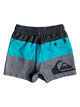 QUIKSILVER KIDS - BLOCKED MAGIC VOLLEY BOARDSHORT - BLACK