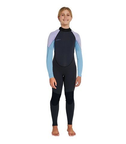 O'NEILL GIRLS REACTOR 2 BACKZIP 3/2 STEAMER - GUNMETAL / MIST