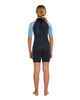 O'NEILL GIRLS REACTOR BACKZIP 2MM S/S SPRINGSUIT - GUNMETAL/FOG/MIST