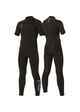 VISSLA BOYS 7 SEAS 2MM S/S STEAMER - BLACK