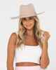 RUSTY LADIES GISELE FELT HAT - SABLE