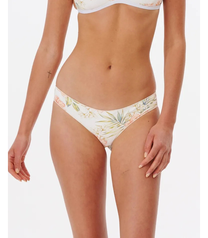 RIPCURL LADIES SOL SEEKER CHEEKY BIKINI PANT - WHITE