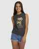 BILLABONG GIRLS DREAM ON TANK - OFF BLACK