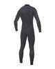 O'NEILL MENS HYPERFREAK 3/2+ CHEST ZIP STEAMER - BLACK / BLACK