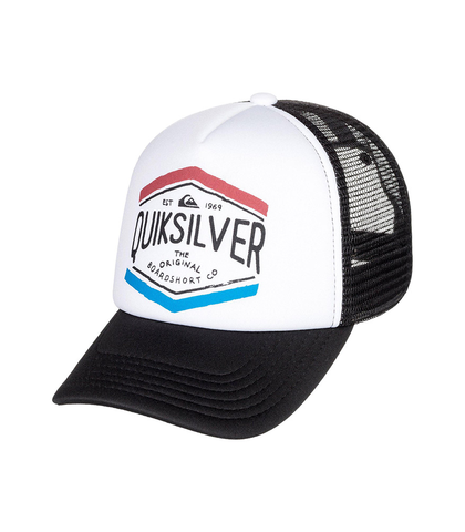 QUIKSILVER KIDS CROCKED OUT CAP - WHITE