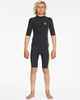 BILLABONG BOYS 2MM ABSOLUTE BACKZIP SPRING SUIT - STEALTH