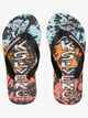 QUIKSILVER BOYS MOLOKAI ART JANDAL - BLACK / ORANGE