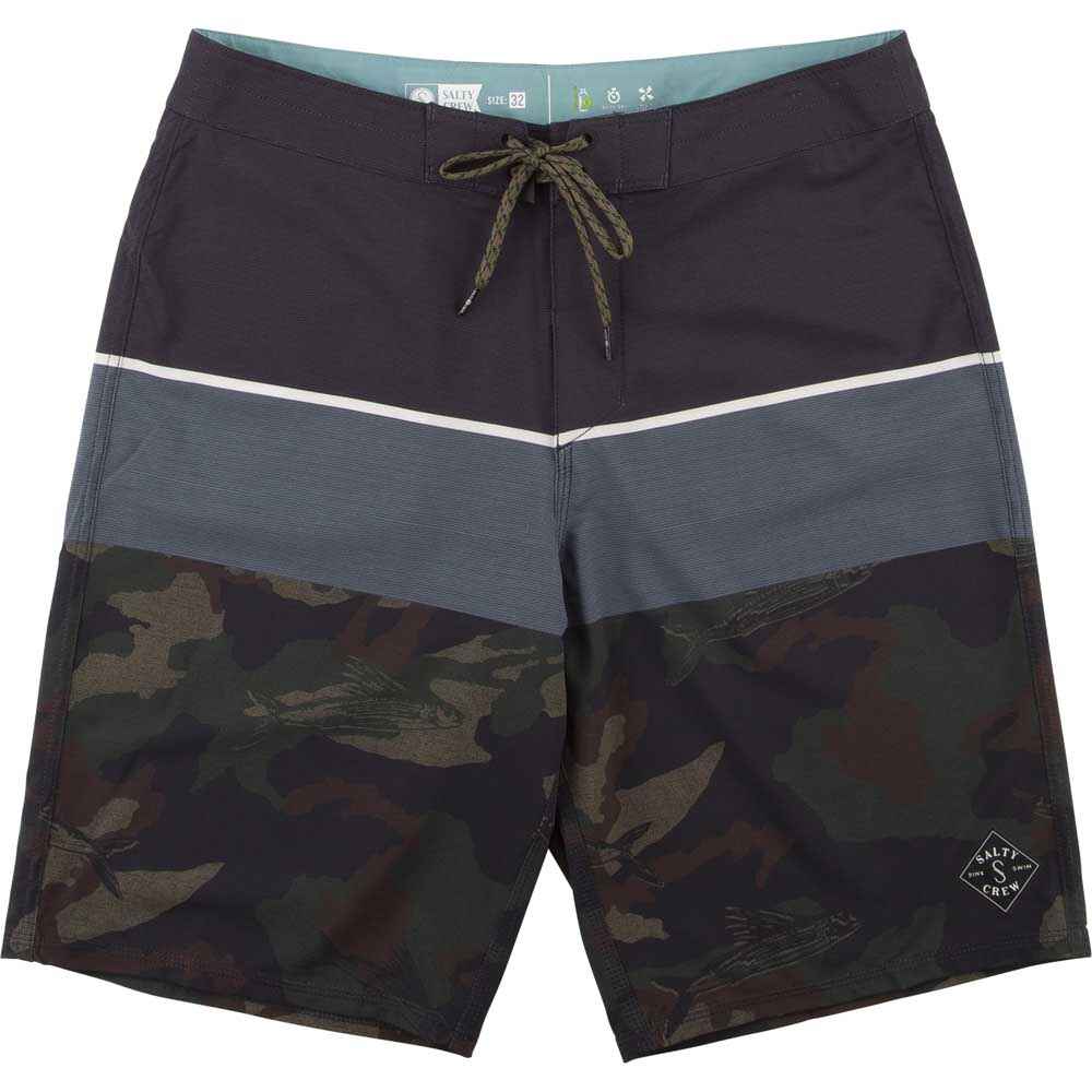 SALTY CREW MENS STACKED BOARDSHORT CAMO MensBottoms Sequence