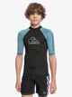 QUIKSILVER BOYS ON TOUR S/S RASHSHIRT - PROVENCIAL