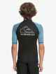 QUIKSILVER BOYS ON TOUR S/S RASHSHIRT - PROVENCIAL